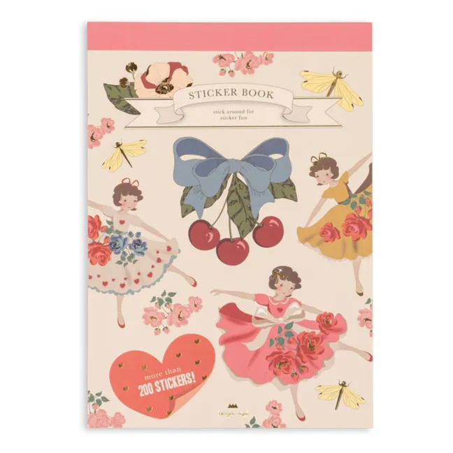 Libro de pegatinas rosa | Rosa