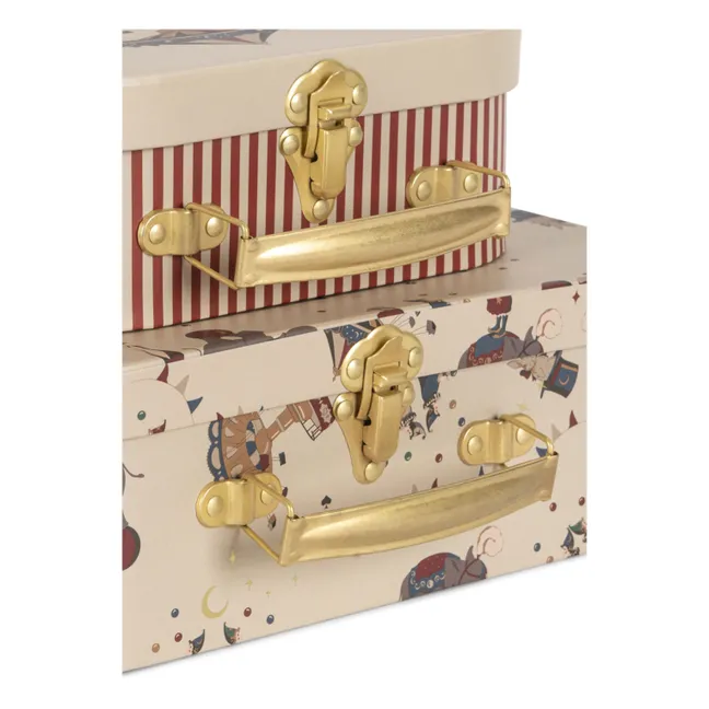 Circus Aufbewahrungskoffer - 2er-Set | Beige