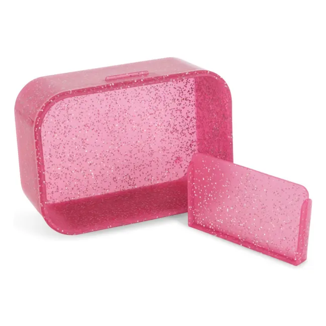 Lunchbox glitter Cherry | Fuchsie