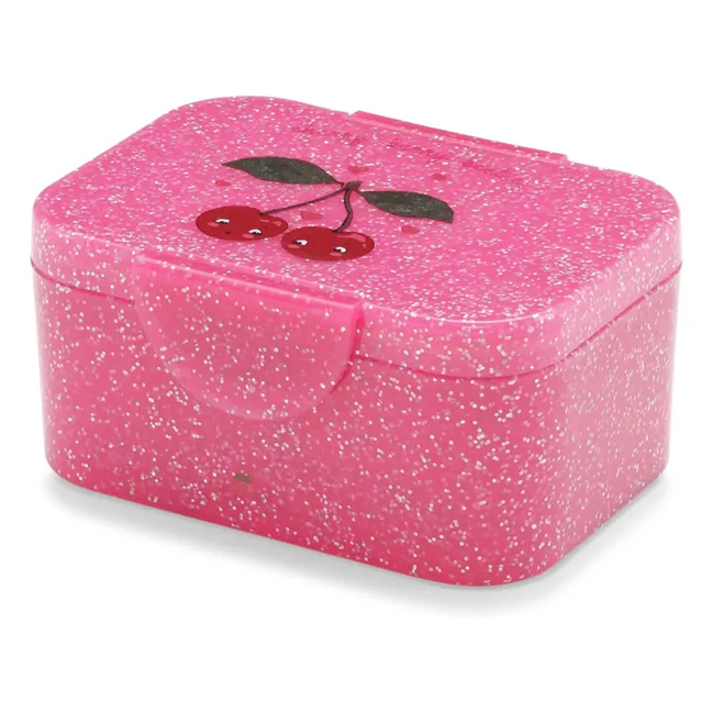 Lunchbox glitter Cherry | Fuchsie