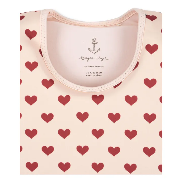 Gilet de natation et brassards Cœur | Rouge- Image produit n°1