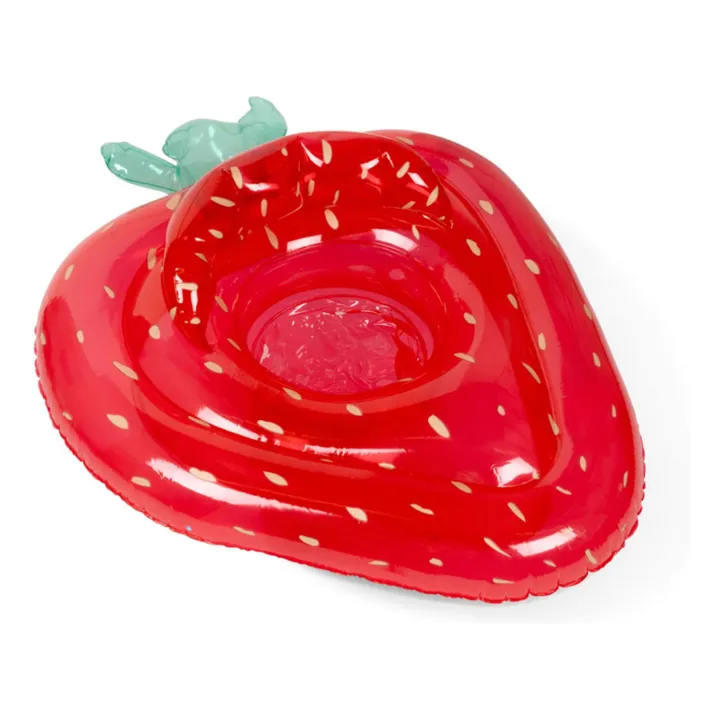 Bouée siège gonflable pour bébé Strawberry | Rouge- Image produit n°0