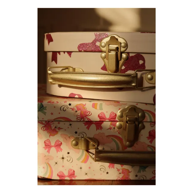Rainbow Aufbewahrungskoffer - 2er-Set | Rosa