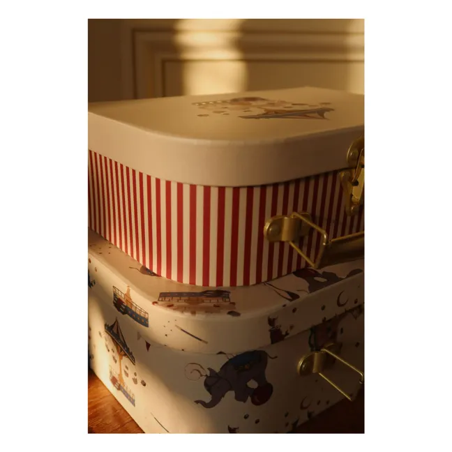 Circus Aufbewahrungskoffer - 2er-Set | Beige