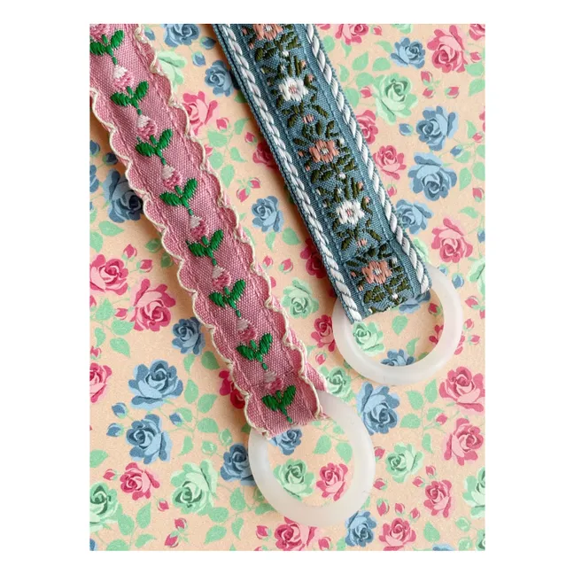 Attache-tétine Vintage | Bleu