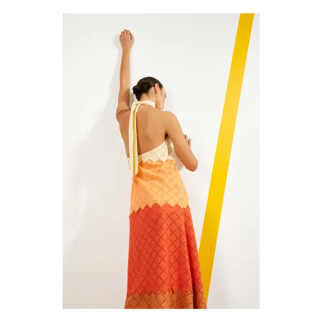 Dalia dress | Orange