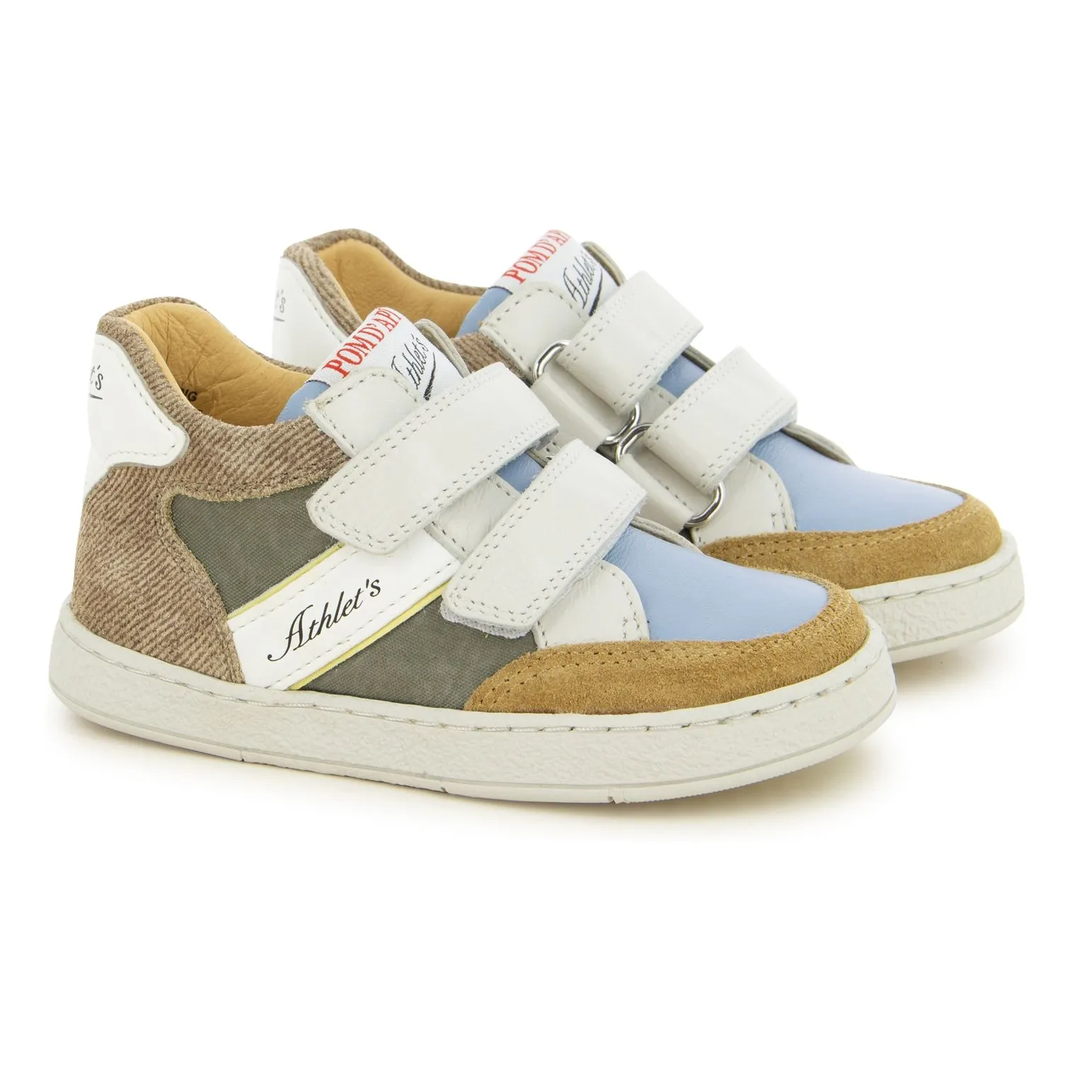 Pom D'api Khaki Easy Racing Scratch Foam Sneakers