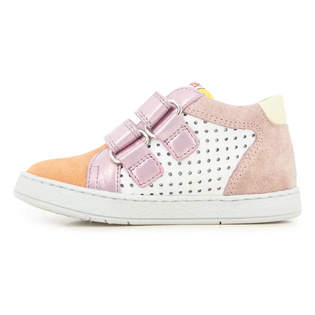 Baskets Scratchs Mousse Easy Perfo | Or rose