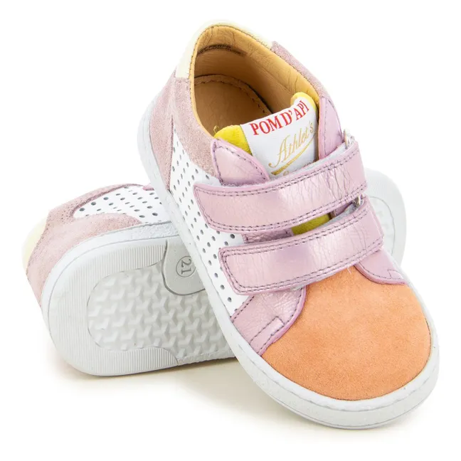 Baskets Scratchs Mousse Easy Perfo | Or rose