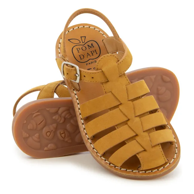 Sandales Plage-Stitch Dad | Ocre