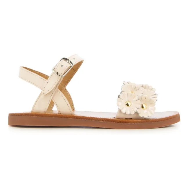 Sandales Plagette Multi Flo | Beige rosé