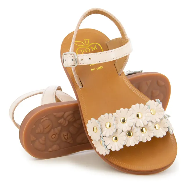 Sandales Plagette Multi Flo | Beige rosé