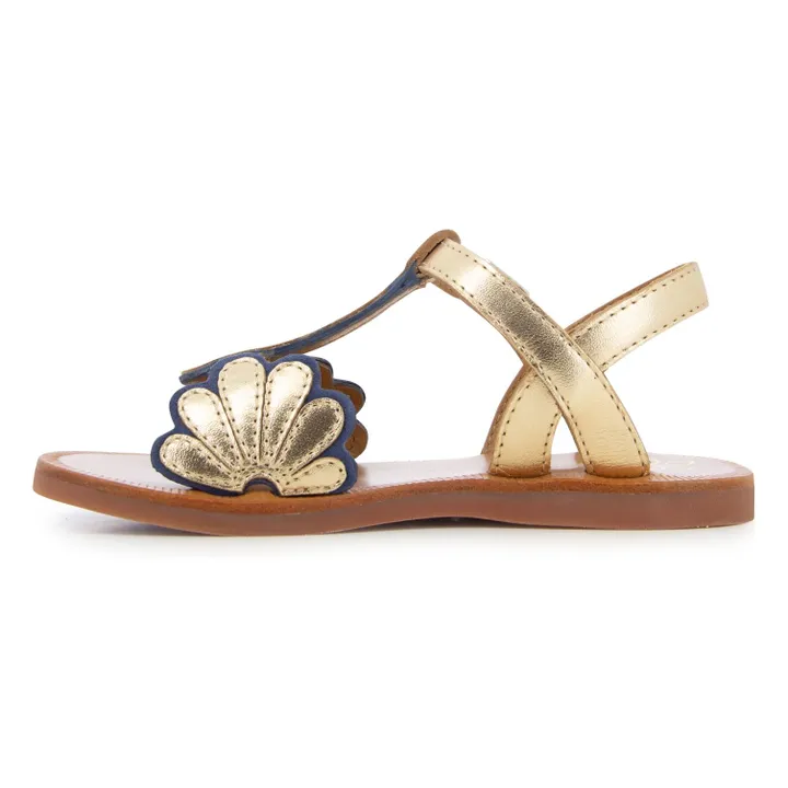 Sandales Plagette Bloom | Or- Image produit n°3