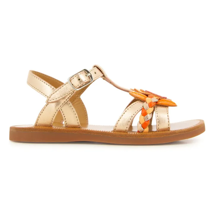 Sandalen Plagette Alto | Rotgold- Produktbild Nr. 2