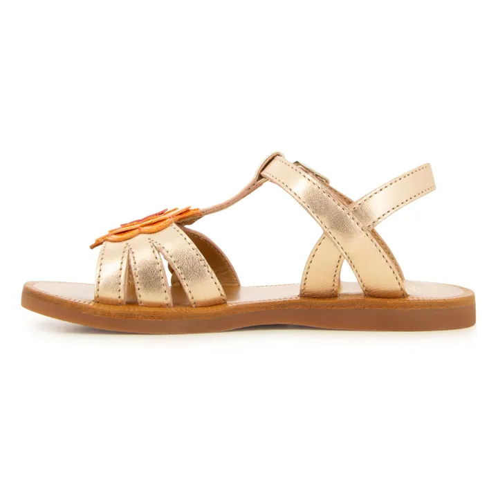 Sandalen Plagette Alto | Rotgold- Produktbild Nr. 3