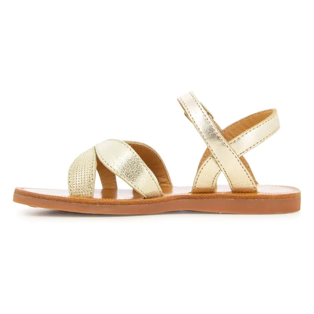 Sandales Plagette Oto | Or