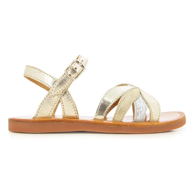 Sandales Plagette Oto | Or