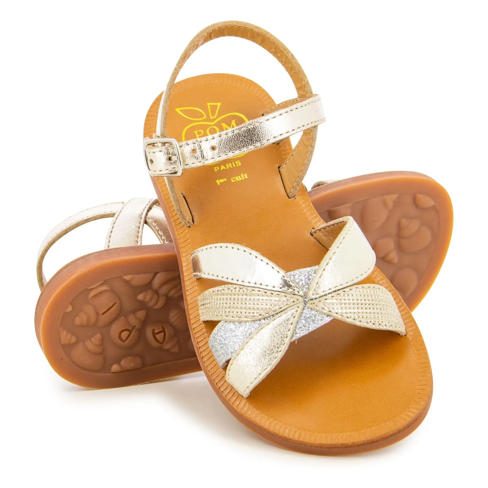 Sandales Plagette Oto | Or- Image produit n°1