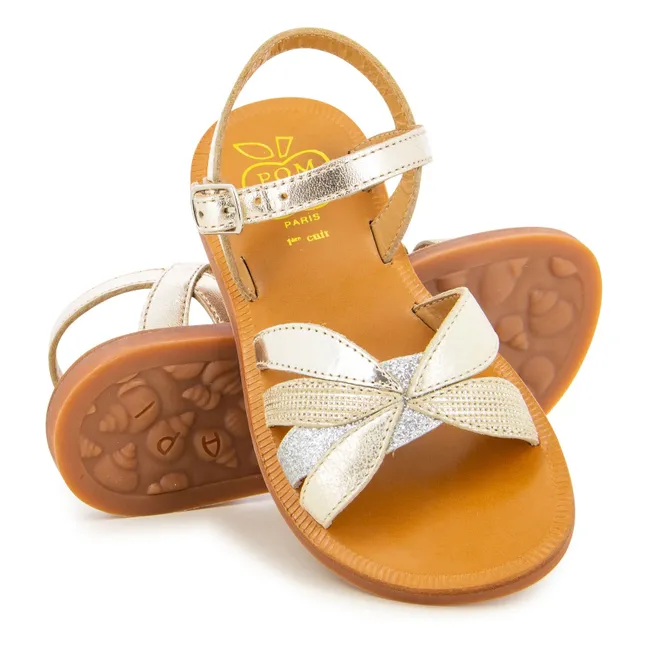 Sandales Plagette Oto | Or