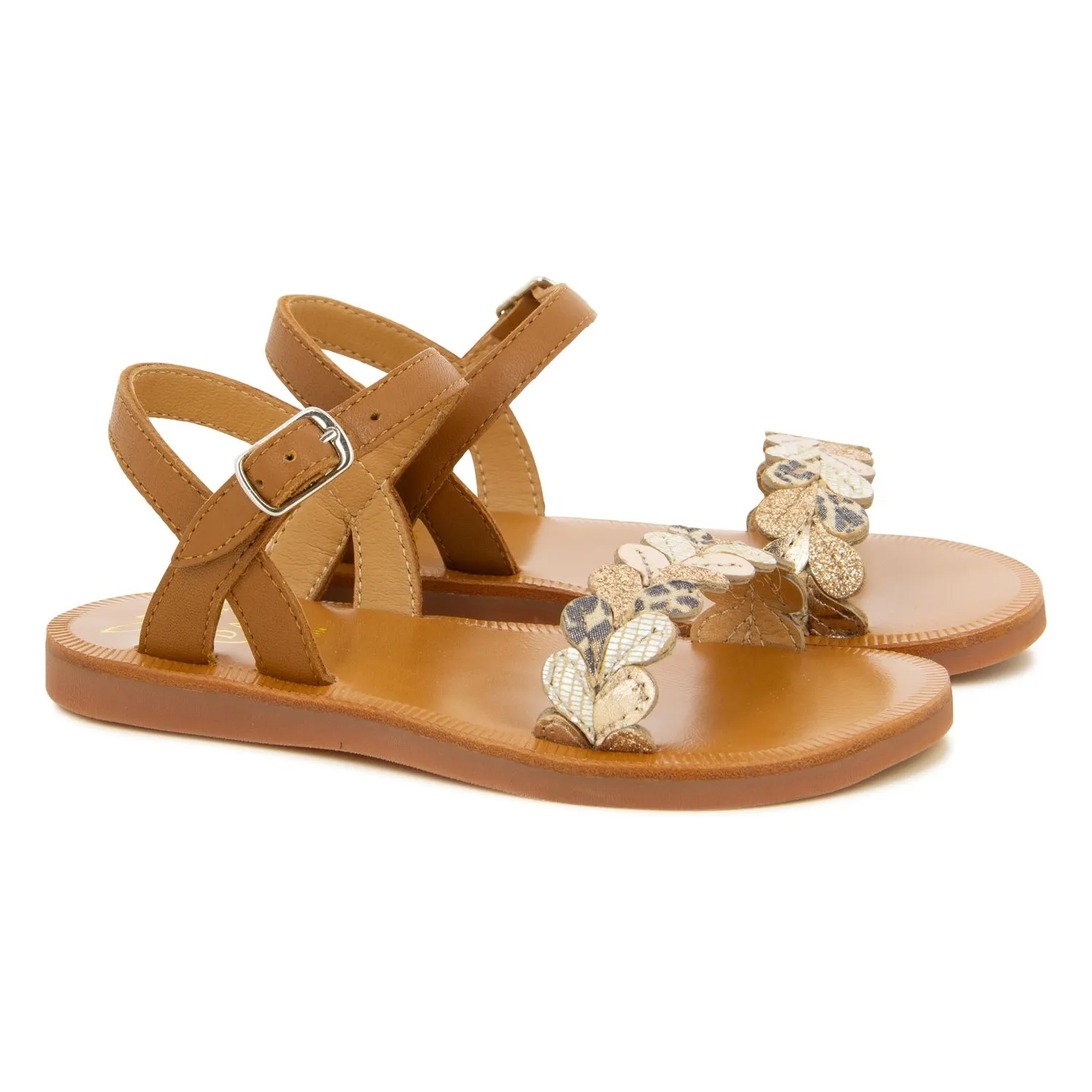 Pom D'api Camel Plagette Ferns Sandals
