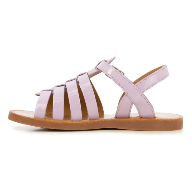 Sandalen Plagette Strap | Mauve