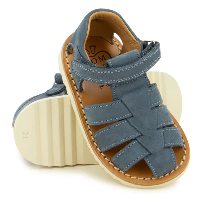 Sandalias Waff Papy | Azul Gris