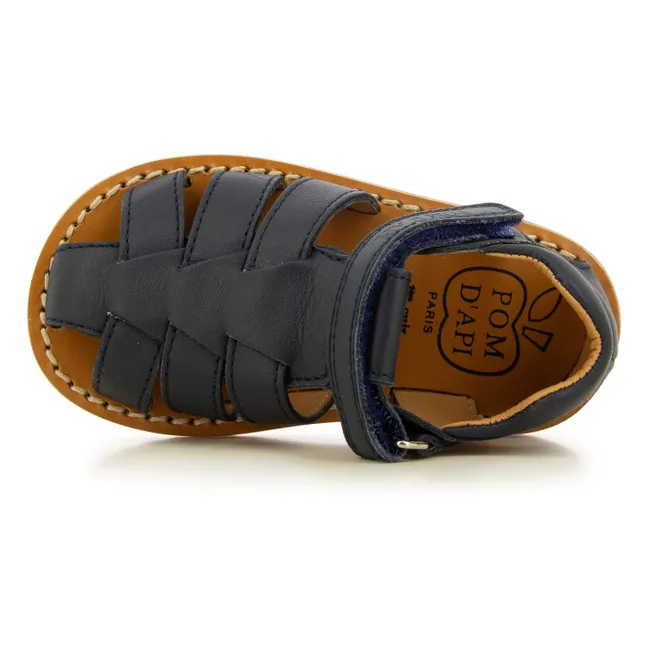 Sandales Waff Papy | Bleu nuit