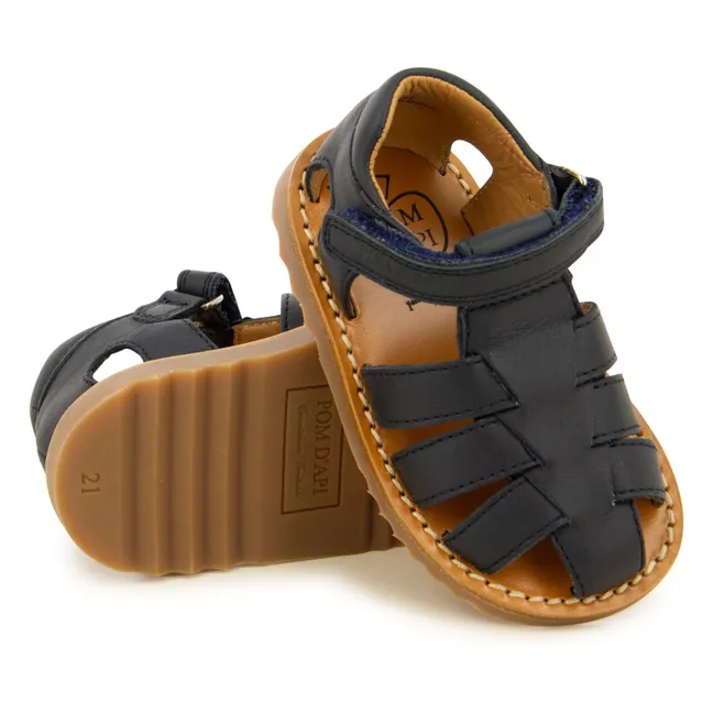 Sandales Waff Papy | Bleu nuit