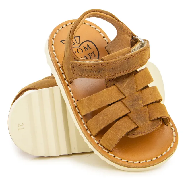 Sandali Waff New Boy | Cognac