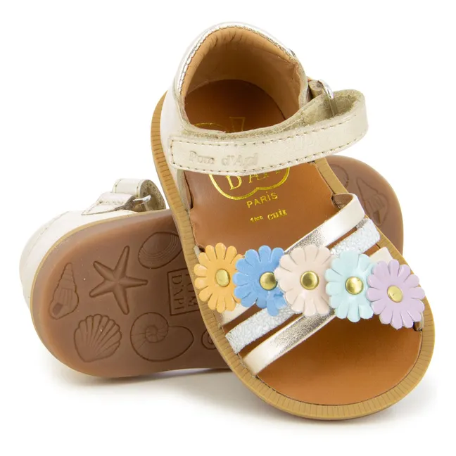 Sandali Poppy Multi Flo | Dorato