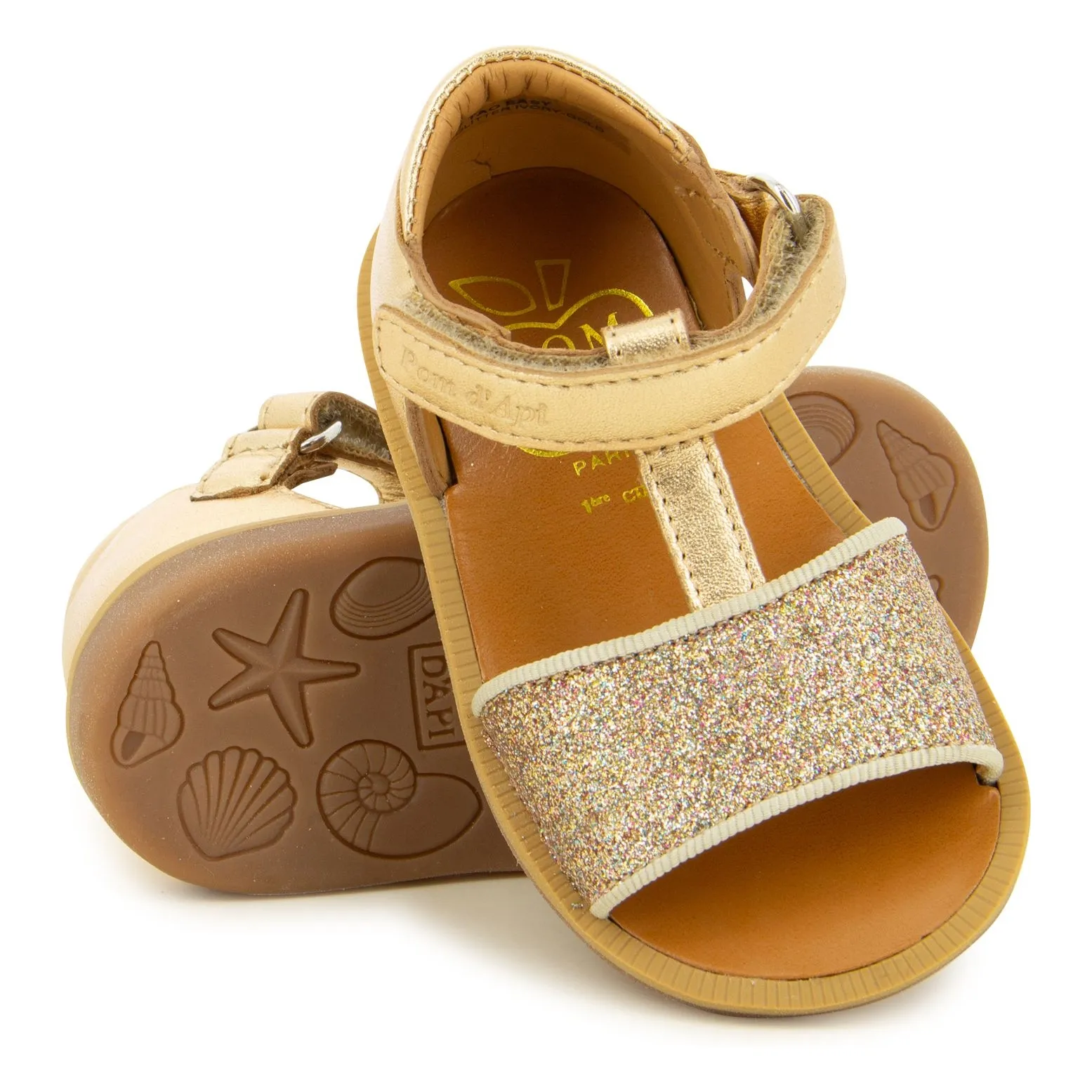 Sandales Poppy Easy Glitter | Doré- Image produit n°1