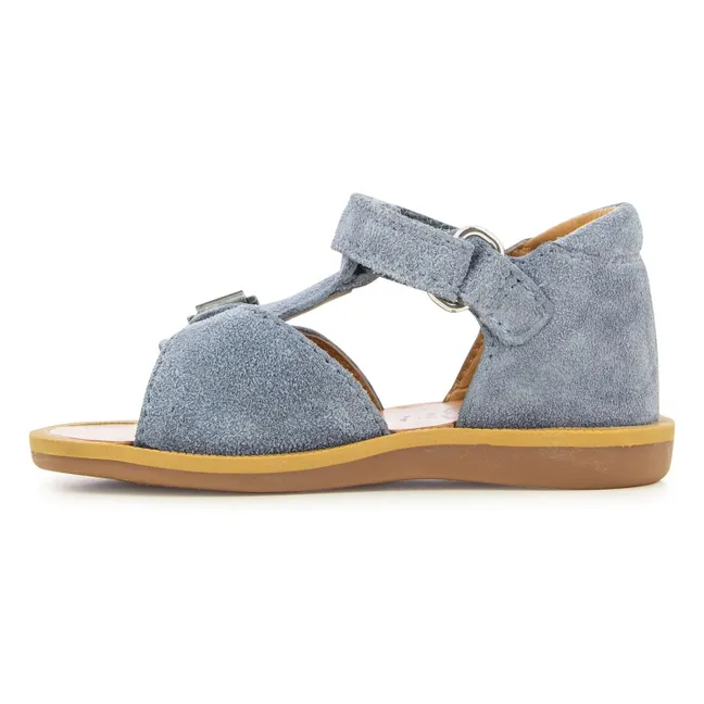 Sandales Poppy Easy | Bleu gris