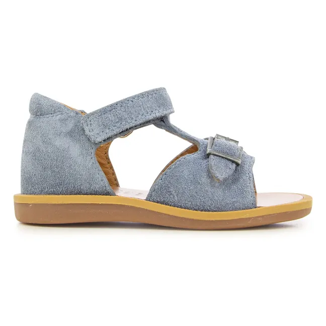 Sandales Poppy Easy | Bleu gris