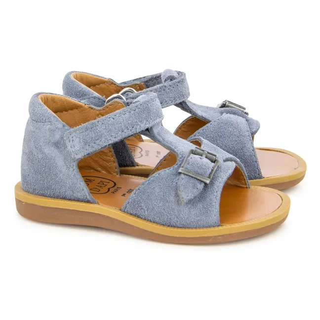 Sandales Poppy Easy | Bleu gris