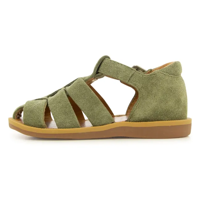 Sandalias Poppy Daddy | Verde Kaki