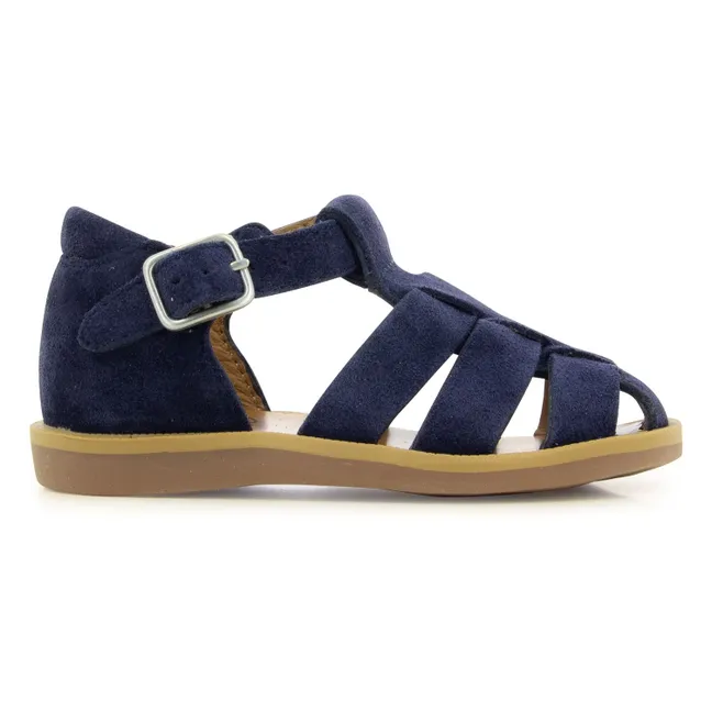 Sandales Poppy Daddy | Bleu foncé