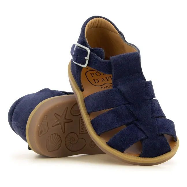 Sandales Poppy Daddy | Bleu foncé