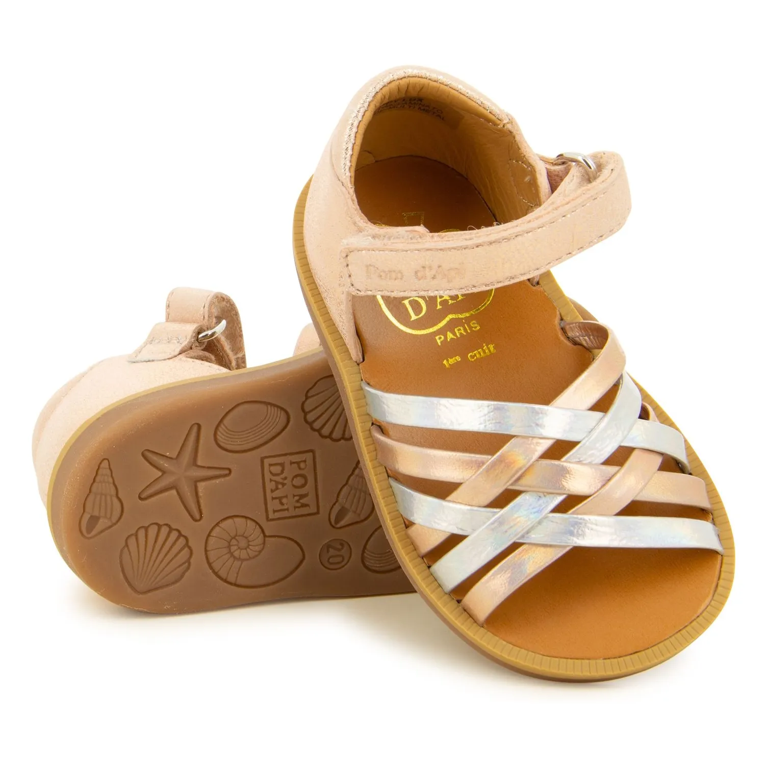 Sandales Poppy Lux | Nude- Image produit n°1