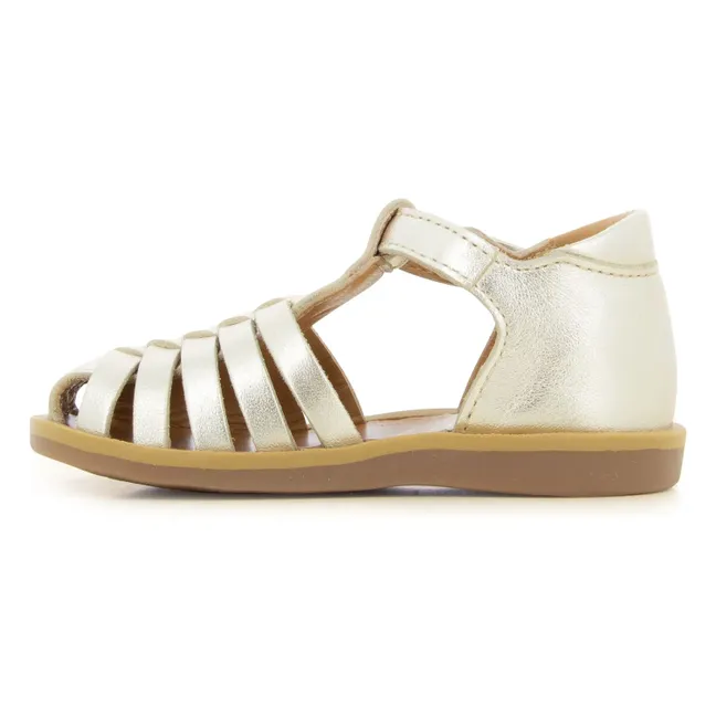 Sandali Poppy Pitti | Oro/Argento