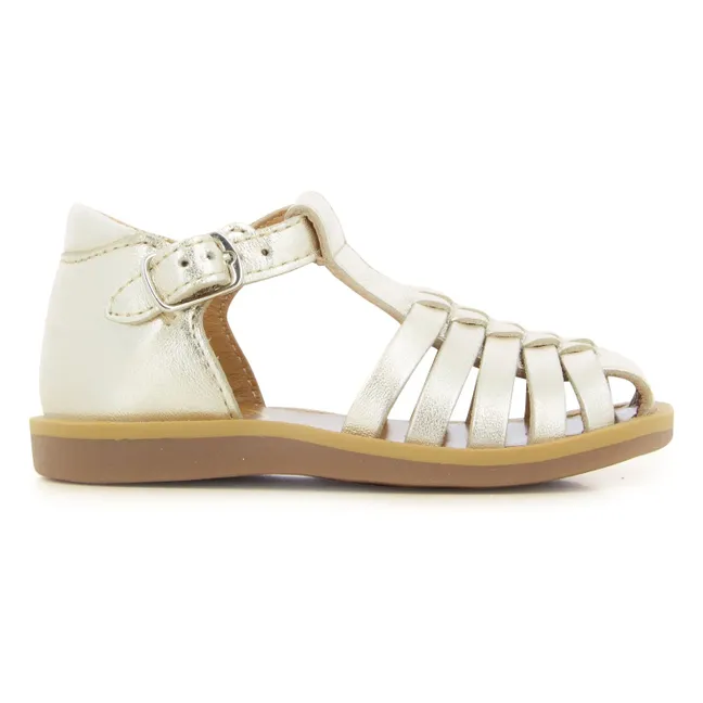Sandali Poppy Pitti | Oro/Argento