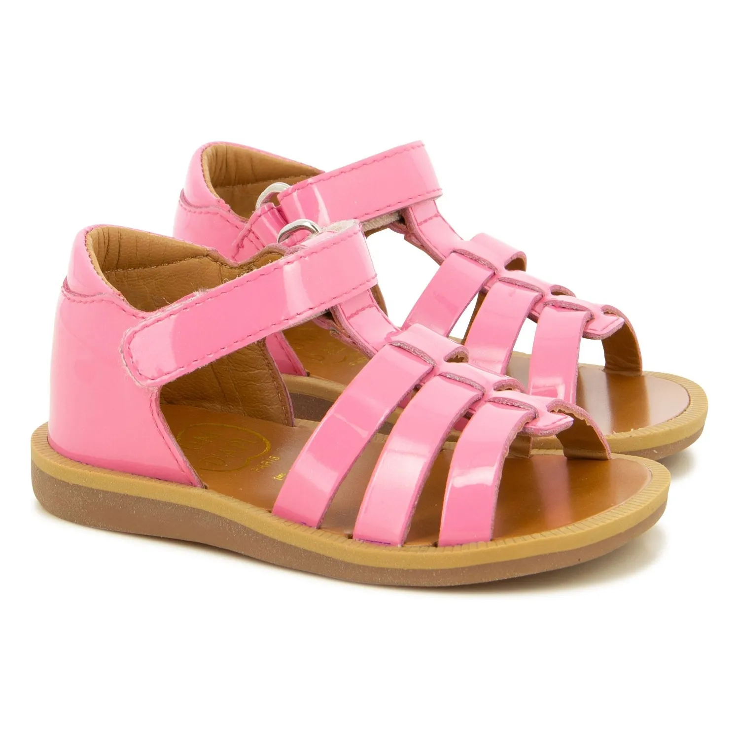 Pom D'api Candy Pink Poppy Strap Sandals