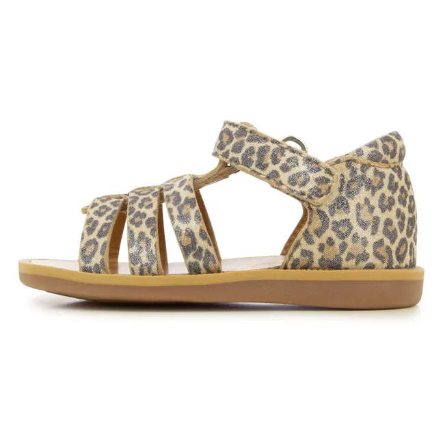 Sandales Poppy Strap | Léopard