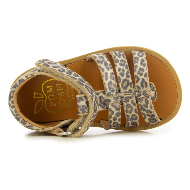 Sandales Poppy Strap | Léopard