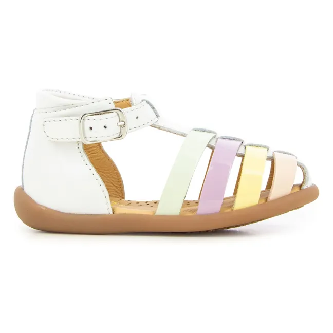 Stand Up Strap sandals | White