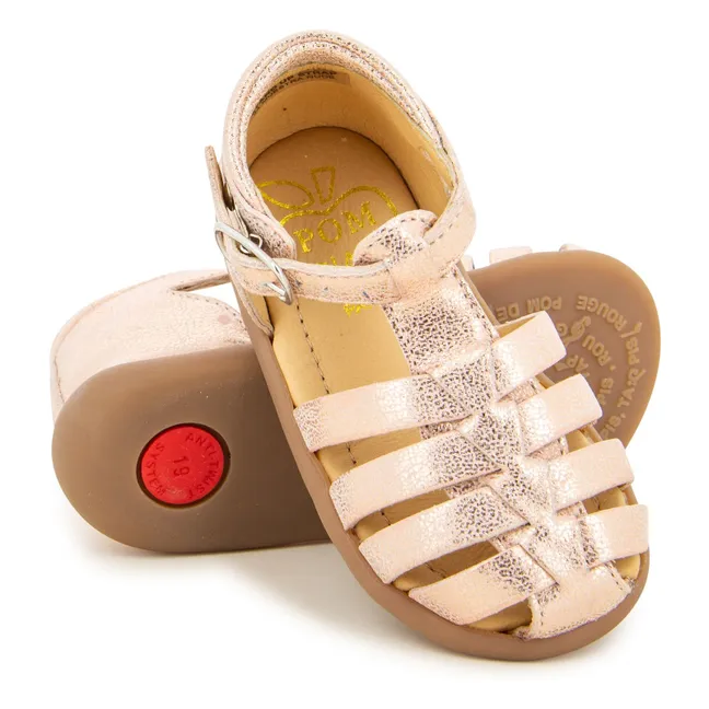 Stand Up Strap Sandalen | Rotgold