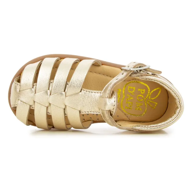 Stand Up Strap sandals | Or
