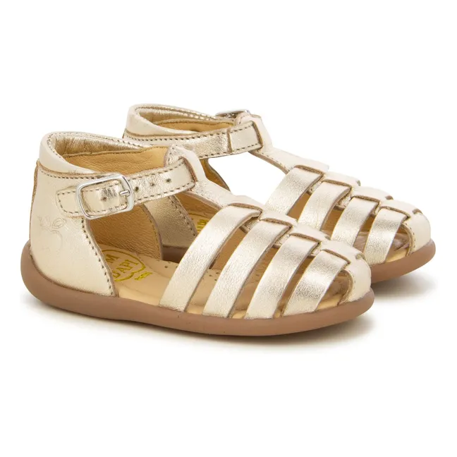 Stand Up Strap sandals | Or