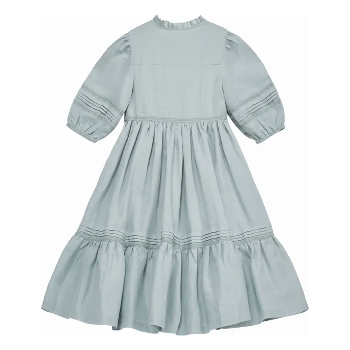 Madelaine dress  | Celadon Blue- Product image n°3