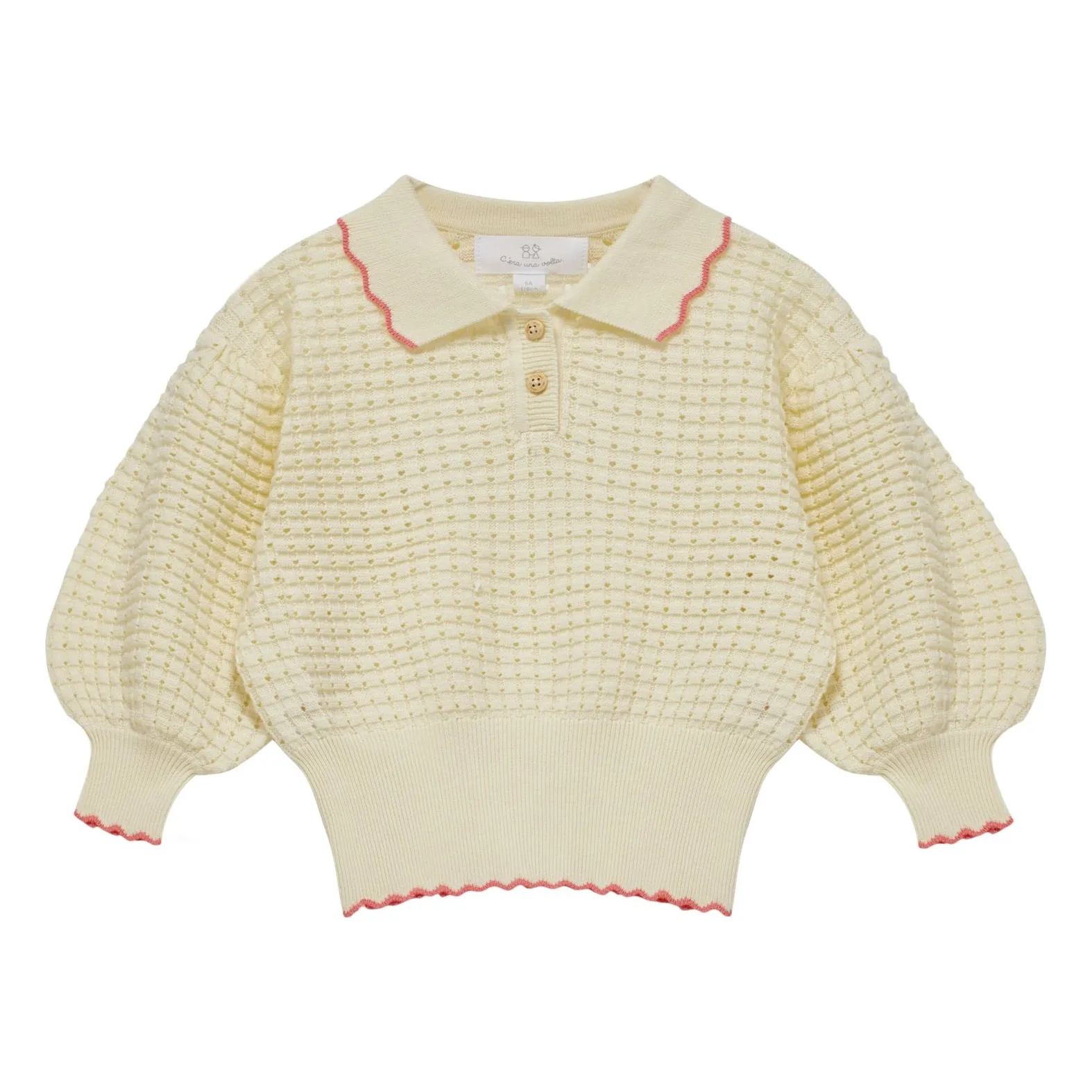 C'era Una Volta Cream Audrey Sweater