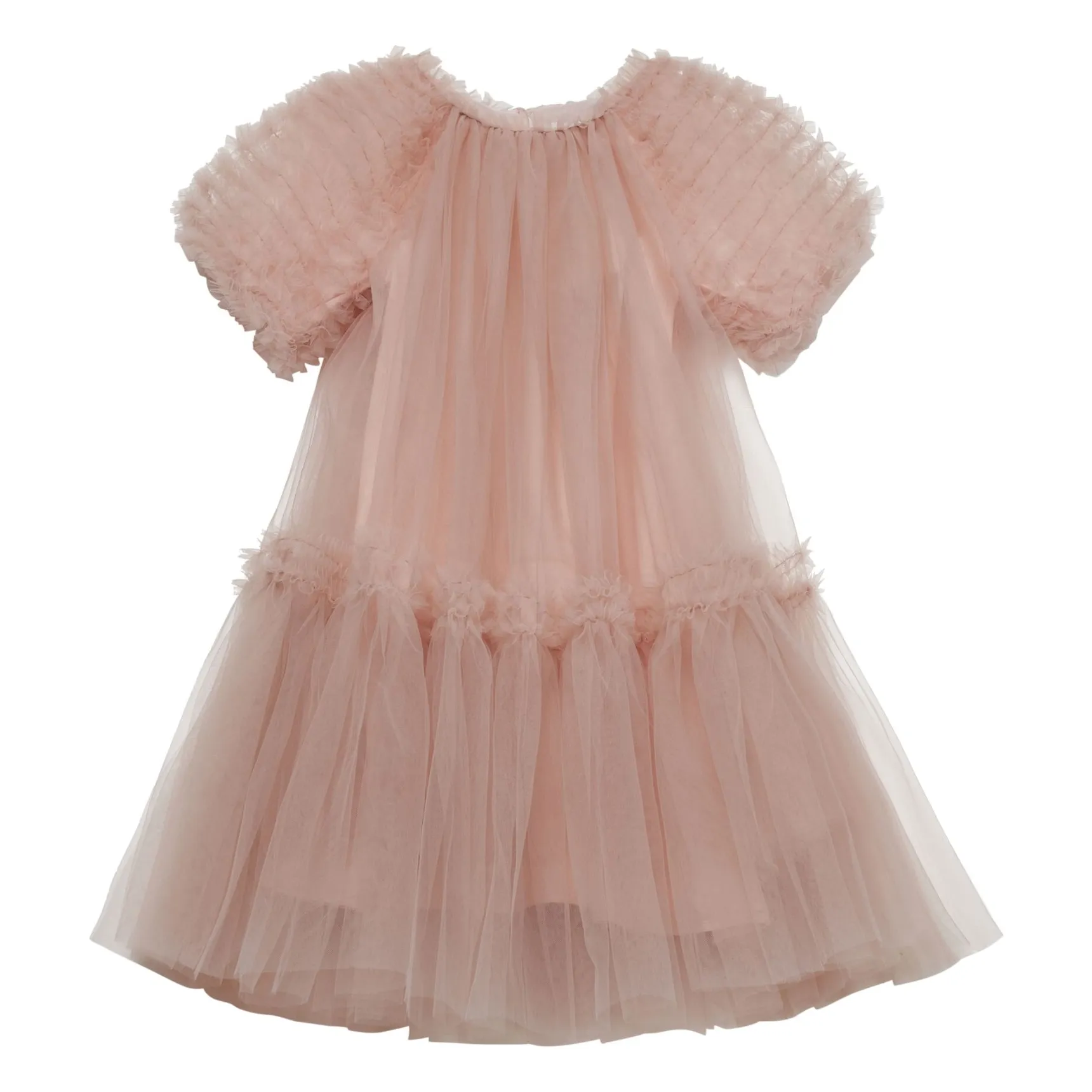 C'era Una Volta Pink Volant Dress